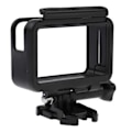 Pikkukuva 3 / 4: PULUZ Standard Border Frame ABS Suojakotelo Yhteensopiva DJI Osmo Actionin Kanssa, Solkikiinnikkeellä & Ruuvilla (Musta)-Perfet