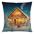 Pikkukuva 5 / 6: Case 45 x 45 cm, 4 kpl:n set Lyhyt pehmo Christmas - Perfet