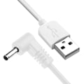 Miniatyrbillede 1 af 5: Strømkabel USB til DC 3,5 x 1,35 mm 2A Max Oplader Adapter Stikkabel - Perfekt White