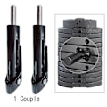 Miniatyrbild 3 av 5: 2x Viktstackstift Gym Utrustning Viktbelastning Stift Universal Bärbar Multifunktionell Tillbehör Viktstack Ersättning-Perfekt 2pcs blue1 9.5MM