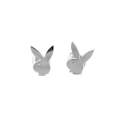 Miniatyrbilde 2 av 5: bunny øredobber unisex rustfritt stål Playboy par øredobber - Perfet