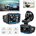 Miniatyrbillede 3 af 4: 1080p Anti-radar Laser Fartmåler Nattesyn Bil Dash Cam Video Dash Cam - Perfekt