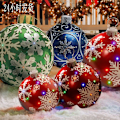 Miniatyrbillede 4 af 4: PVC oppustelig julekugle - udendørs oppustelig julepynt (6#) - Perfet