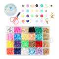 Pikkukuva 3 / 4: Tee itse - Savihelmet - Polymeerihelmet - 6mm - Korujen valmistus - Perfet multicolor
