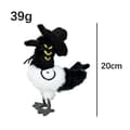 Kpop Devil Hunter Bird Tiger -pehmolelu, mustavalkoinen lintu - Täydellinen Black and white bird 20cm