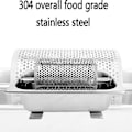 Miniatyrbillede 4 af 5: Rulle Smørspreder Amerikansk Burger Artefakt Rustfrit Stål Smørrulle Burger værktøj - Perfekt