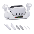 Miniatyrbillede 1 af 4: Kompatibel ladestation til Meta Quest 3 VR, Headset Display Holder og Controller Mount Station, Ladestation Stand Base- Perfet