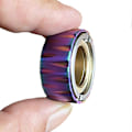 Miniatyrbillede 1 af 5: Motorcykel Dæk Fidget Ring Sjov Stressaflastning Fingerøvelse Rustfrit Stål Spinner Ring EDC Legetøj Børn Voksne Gave-Perfet K
