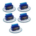5Set Mini Bluetooth V2.1 OBD2 Bil Diagnostisk Skanner ODB2 Skanningskodläsare ODB2 Diagnostiskt verktyg - Perfet