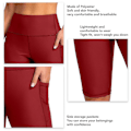 Miniatyrbilde 3 av 5: Dykkingshorts for kvinner - Reduserer gnagsår, lett, myk, hudvennlig våtdrakt, korte bukser for surfing - Perfekt Brick Red S