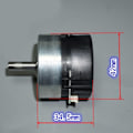 Miniatyrbild 3 av 5: Dc 9v/12v/24v 24h Pwm Borstlös Servomotor Cw/ccw Inbyggd Drivgivare Encoder-Perfekt