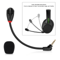 Miniatyrbillede 2 af 8: Udskift Game Mic 3,5 mm mikrofon til Kingston HyperX Cloud Flight / Flight S Gaming Headset Tilbehør Sort 15 cm Mic- Perfet