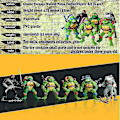Pikkukuva 2 / 3: 6 kpl Ninja Turtles Toimintahahmo Sarjakuva Tartaruga Ninja Lelut lapsille Anime Figuurinukke Syntymäpäivälahjat null- Perfet none