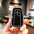 Pikkukuva 1 / 5: Avaimenperä Toyota C-HR Chr Prius Rav 4 Camry Corolla 2017 2018 2020 2021 Tarvikkeet Muodikkaat Tpu Auton Kaukosäätimen Avaimen Kotelo Kuori - Täydellinen Black