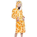 Miniatyrbild 1 av 5: Tecknad Nattlinne Flanell Giraff Badrock Tiger Pyjamas Känguru Hemmakläder-Perfet Giraffe robe M