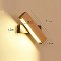 Miniatyrbilde 4 av 4: Vegglampe Dimbar, roterende LED-vegglampe - Perfet