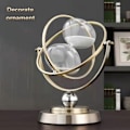 Miniatyrbilde 5 av 5: Vintage messing gyllen timeglass, 360 roterende sandtimer 15 minutter, metall timeglass, unik kreativ suvenir gave - Perfekt