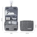 Miniatyrbild 2 av 5: Multifunktionell Bärbar Toalettsäck Multifunktionell Stor Kapacitet Reseväska för Dating - Perfekt Grey