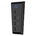 Pikkukuva 1 / 2: 6-Porttinen USB-keskitin - Sisältää 4 x USB 2.0 ja 2 x USB Type C (PS5) - Täydellinen