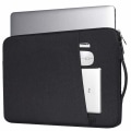 Miniatyrbilde 1 av 10: Laptopveske 13,3 tommers canvas Svart - Perfet