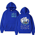 Miniatyrbild 1 av 5: Juice Wrld Rapper Hoodies för Män och Kvinnor - Street Fashion Tröjor Populära Hip Hop Sweatshirts Vinter Överdimensionerade Långärmade Toppar - Perfekt 6 L