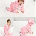Miniatyrbilde 4 av 5: Tegneserie Dyreformet Pyjamas Unik Form Løstsittende Langærmet Nattkjole for Soverommet - Perfekt Leopard 73cm