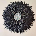 Miniatyrbillede 4 af 4: 200 stk Naturlige Hanehale Fjer 13-18cm Hanefjer Sorte Fjer til Karneval Halloween Julehåndværk Dekoration-Perfet black