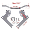 Miniatyrbilde 1 av 5: Dot-stil passlys blinklysstang for 1994-2013 Harley-Davidson Road King, Electra Glide og Touring-modeller - Perfekt CHROME