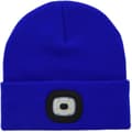 LED-lue Herrehatt med USB-oppladbart batteri - Perfekt Blue
