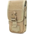 Pikkukuva 7 / 7: Taktinen vyölaukku Molle Bag Sotilaallinen vyölaukku EDC Holster Fanny Pack Puhelinlaukku Vaellus Metsästys CS (musta)