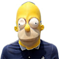 Pikkukuva 1 / 2: Simpson Mask Halloween Latex Mask - Perfet