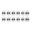 LED Coaster, 12 stk. Lysende Coasters, LED Flaskelys, LED Sticker Coaster Discs Lyser Op til Flas-Perfet