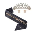 Party Krone Hodebånd Rhinestone Krone Hårtilbehør Første Års Nummer Bursdagskake Ornament Legering Hodebånd-Perfekt 80-1