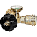 Miniatyrbilde 2 av 2: Barsinfi Splitter, Propan Tank Y-Splitter Adapter, med Instrument, 2-veis LPG Adapter T-forbindelse - Perfekt