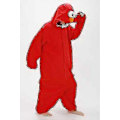 Miniatyrbillede 1 af 2: Voksen Sesamgade Cookie Elmo Kostume - Perfekt Red L