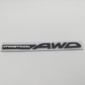Miniatyrbillede 1 af 5: 3D Metal Crosstrek Awd Brz Forester Wrx Bilsticker til Bagagerummet - Perfekt black white AWD