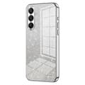 Kompatibel med Samsung Galaxy A26 5G Deksel Elektroplettering Gradient Glitter TPU Telefondeksel - Perfekt Silver