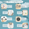 Miniatyrbilde 3 av 6: Busy Activity Cube, Busy Block Toy, Tre Montessori Toy Activity Board, Kompass - Perfet Color 4