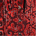 Miniatyrbilde 4 av 5: Tube Top Jacquard Gotisk Palass Korsett Vest Shapewear Korsett-Perfet Black*Red XL