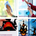 Miniatyrbillede 5 af 6: Halloween Window Clings Stickers - 7 ark flagermus og edderkopper