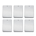 Miniatyrbilde 1 av 5: 10 STK Sterling Sølv Smykker Metall Stempling Charms Rustfritt Stål Smykker Emner Aluminium Stempling Emner Tomme Etiketter-Perfet