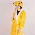 Miniatyrbild 2 av 5: Tecknad Nattlinne Flanell Giraff Badrock Tiger Pyjamas Känguru Hemmakläder-Perfet Pikachu robe S