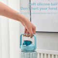 Miniatyrbillede 3 af 5: 2 liters vandflaske med strå kvindelige piger store transportable rejseflasker Sport - Perfet Green