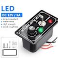 Miniatyrbillede 1 af 5: DC 12V Sikret Marine Bilgepumpe Kontaktspanel med LED-indikatorlys Manuel/Fra/Auto 3-vejs Toggle S-Perfet