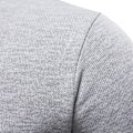 Miniatyrbillede 4 af 5: Yynuda Mænds Turtleneck Letvægts Slim Fit Trøje Casual Strikket Trøje - Perfet Grey XS