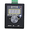 Miniatyrbild 1 av 5: Signalgenerator 0-10v/0-4-20ma strömspänningssimulering handhållen signalgenerator inbyggt litiumbatteri för PLC-panel felsökning svart-Perfet
