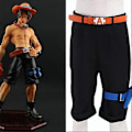 Miniatyrbild 3 av 5: Anime Portgas D Ace Cosplay Kostym Uniform Set Outfit Halloween-Perfekt only hat XL