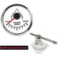 Miniatyrbilde 1 av 2: 52mm Marine Rorposisjonsindikator Vanntett Rødt Baklys med 0-190 Ohm Ror Matingssensor 12v/24vd for Marine Yacht-Perfet WS-sensor