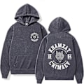 Miniatyrbillede 4 af 5: Khamzat Chimaev Fighter Print Hættetrøjer Streetwear Herre Dame Tøj Mode Sweatshirts Fleece Langærmet Pullovers Hættetrøje Y2K-Perfekt Red M