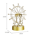 Miniatyrbillede 2 af 4: Ferris Wheel Evighedsbevægelsesmodel Børns Undervisningshåndværk Legetøj Metal-Perfet